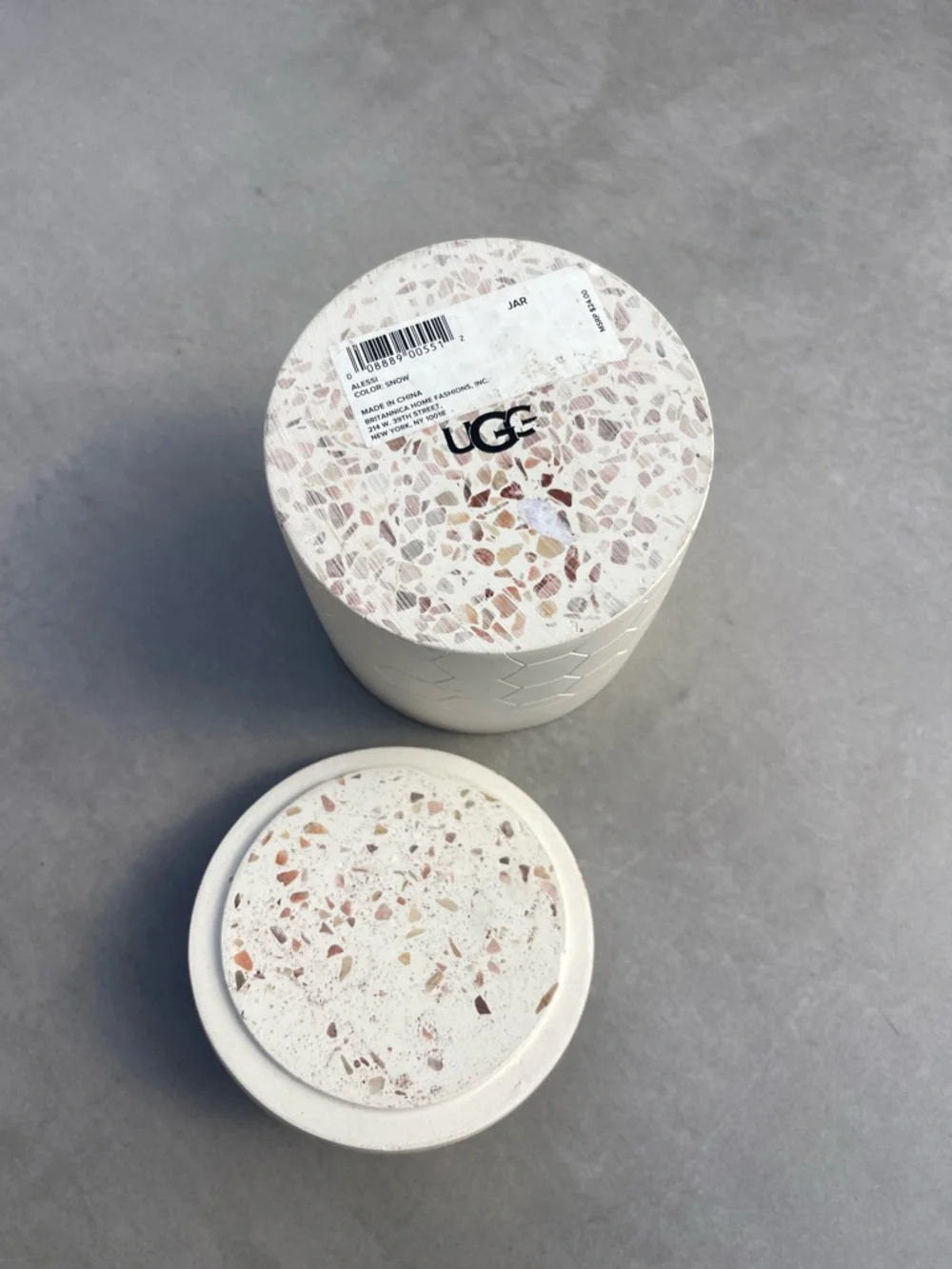 UGG Stone Container Bathroom Accessory